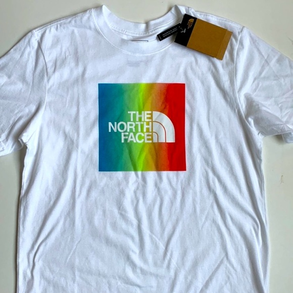 NWT TNF T-Shirt Multi-Color ‘the Boxed In’  Size Medium - Picture 3 of 12